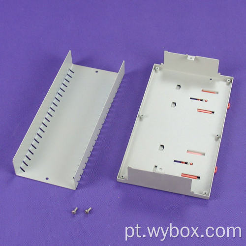 China fornecedor pequeno caixa de distribuição de trilho din de plástico ABS e gabinete elétrico de alta qualidade PLC diy case trilho de caixa din